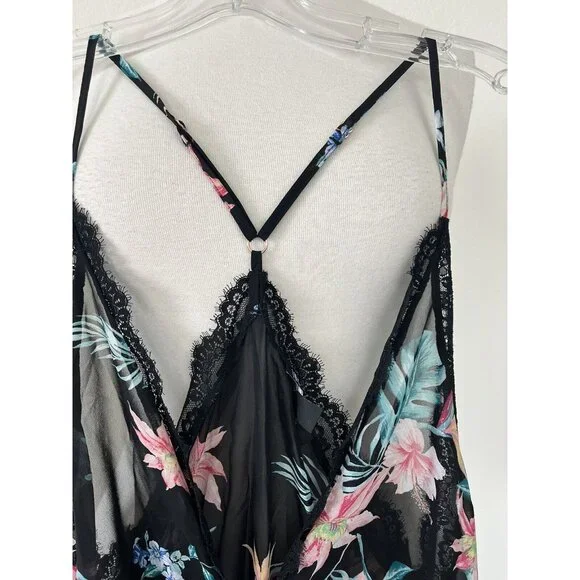 INC International Concepts Sexy Bodysuit Lingerie Intimates Size L Lace NWT $49 - Picture 2 of 9